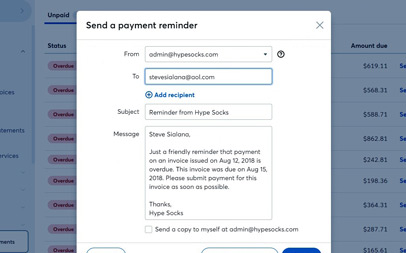 Virtual Assistant Services - Payment Reminder